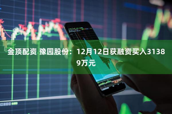 金顶配资 豫园股份：12月12日获融资买入31389万元