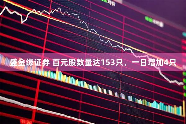 盛金缘证券 百元股数量达153只，一日增加4只